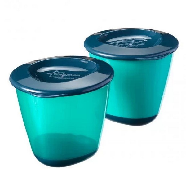 Продукт Tommee Tippee - Големи контейнери за храна 4m+ 2бр./оп. - 0 - BG Hlapeta